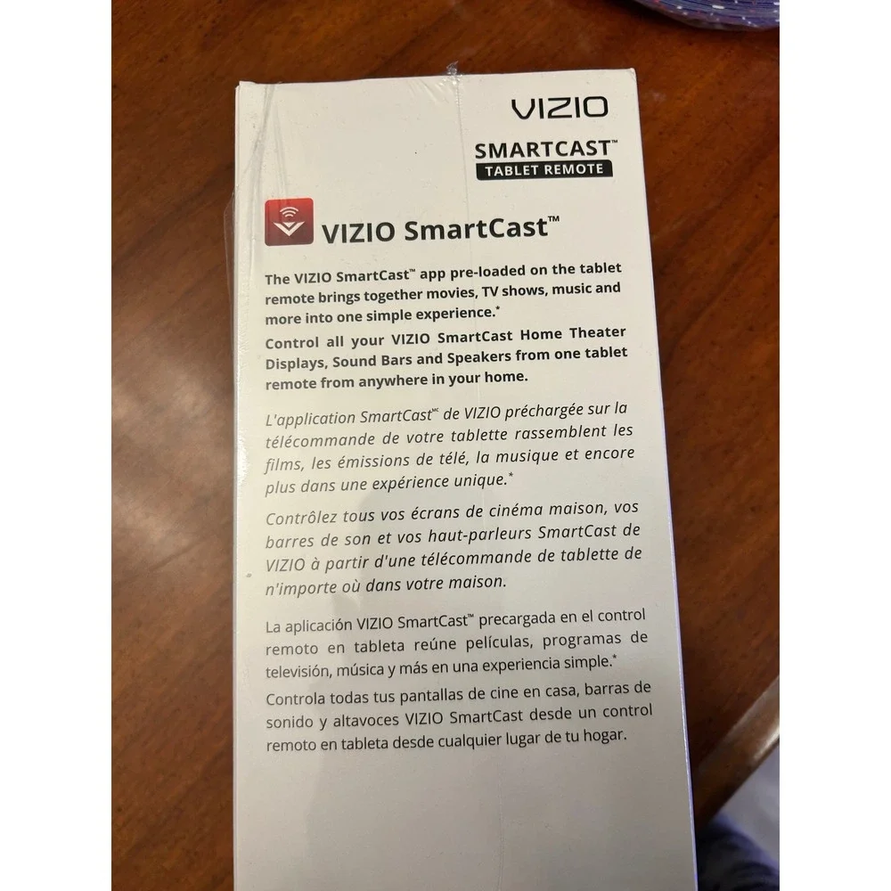 NWT Sealed VIZIO SmartCast Tablet Remote VZ10 Android HD Display Replacement